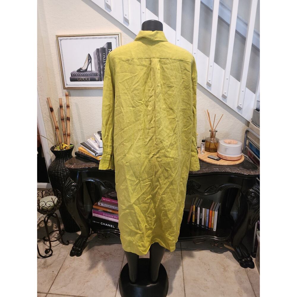 Zara oversized long linen dress size S - Picture 4 of 5